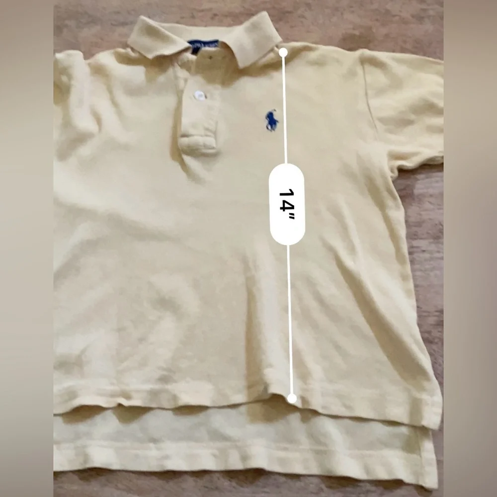 Ralph Lauren Yellow Polo with Blue Pony